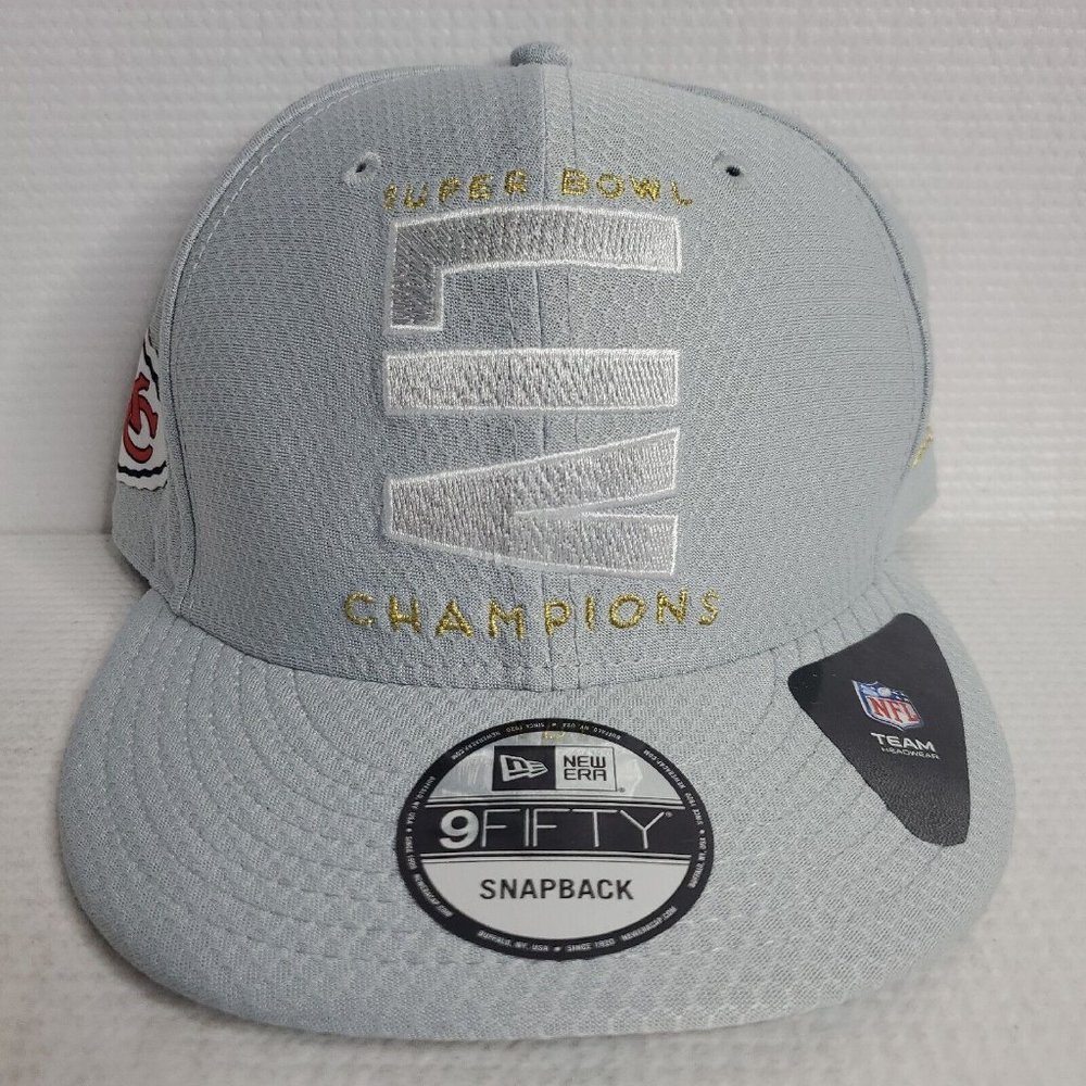 New Era Kansas City Chiefs Super Bowl LIV Champions Parade SnapBack Hat - Gray